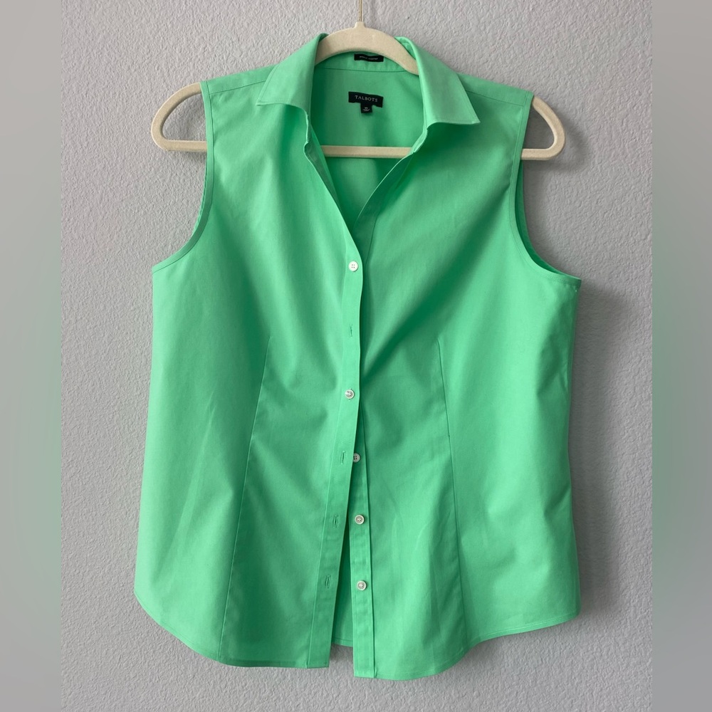 Talbots sleeveless blouse